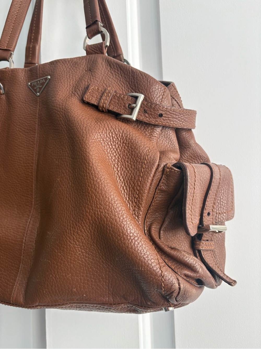 Prada Vitello Daino Leather Shoulder Bag - Picture 6 of 12